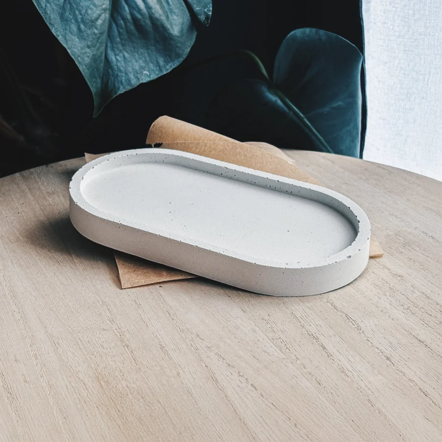 dekoracia doplnok z betonu home by candlenest